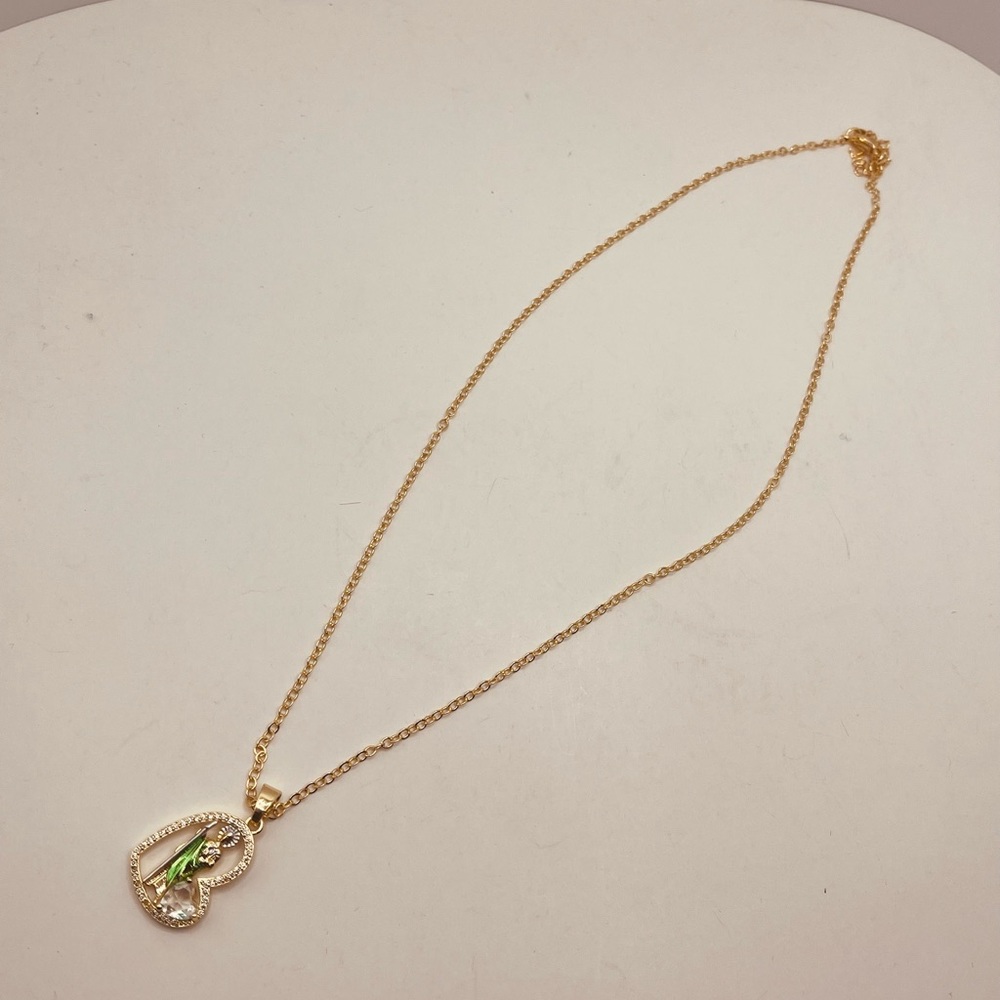 Gold plated necklace saint Jude design